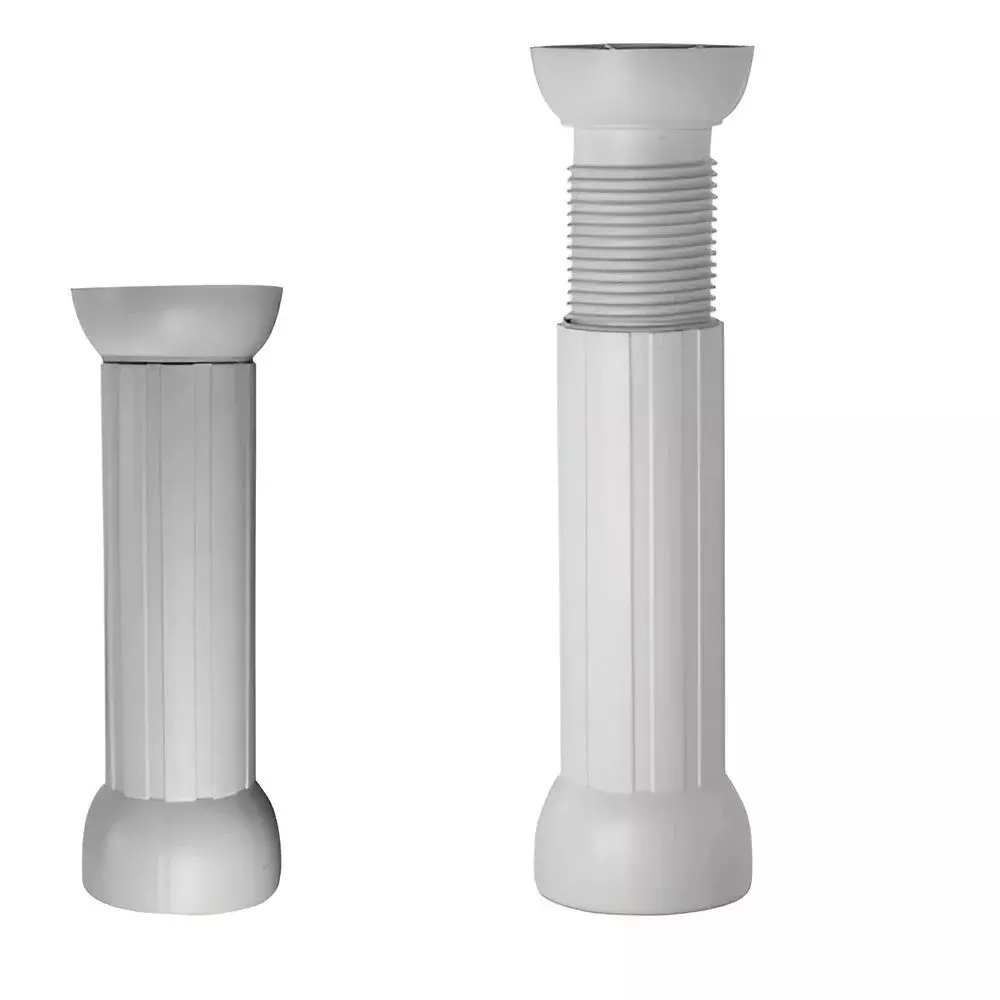 Jogo Pe Berlin para Armario Plastico Branco 4pcs Regulavel 130-165MM Bendoor 5155JBG