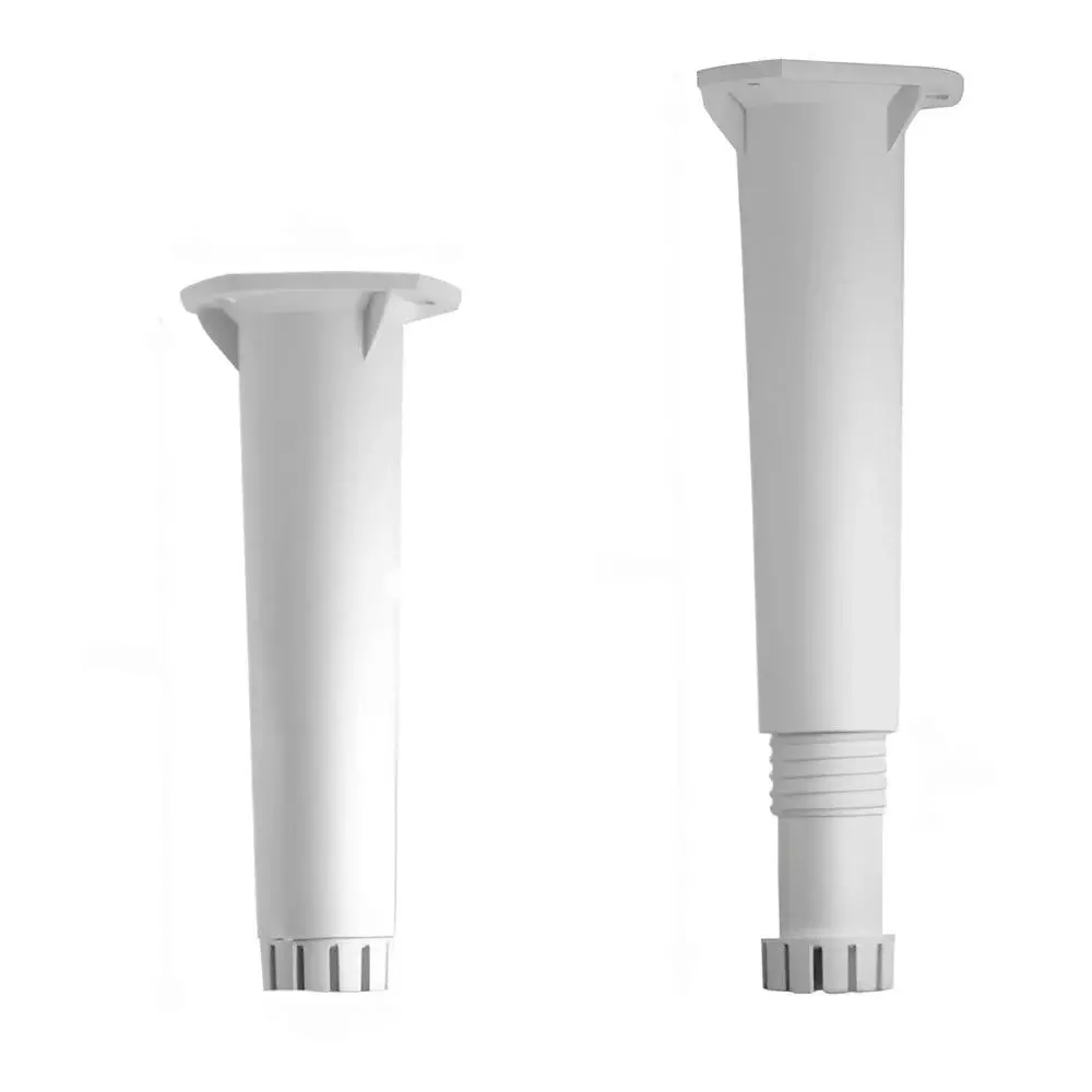Jogo Pe de Encaixe para Armario Plastico Branco 4pcs Regulavel 170MM Bendoor 5155PB
