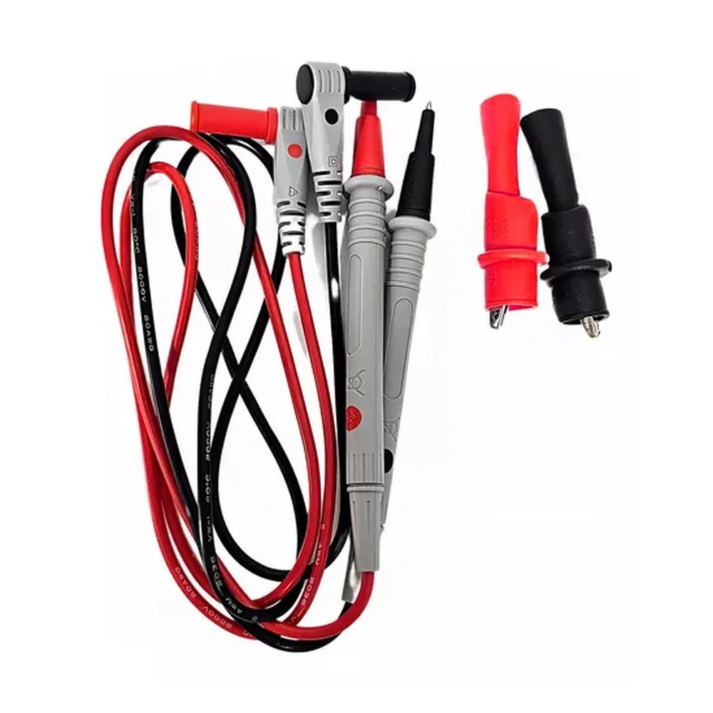 Jogo Ponta de Prova para Multimetro 2pcs Com Garra Jacare Minipa MTL-18