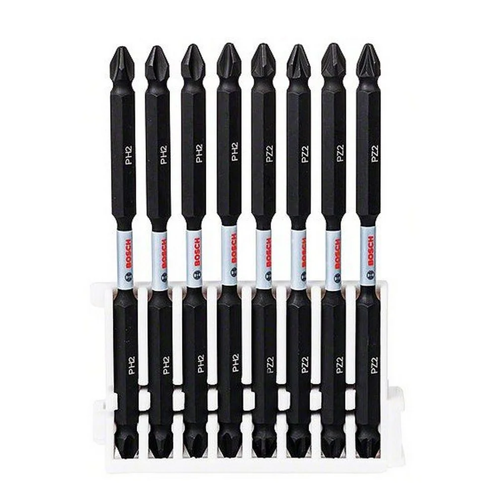 Jogo Ponta Dupla Phillips e Pozidriv 8pcs Impact Control 1/4X110MM Bosch 2608522348