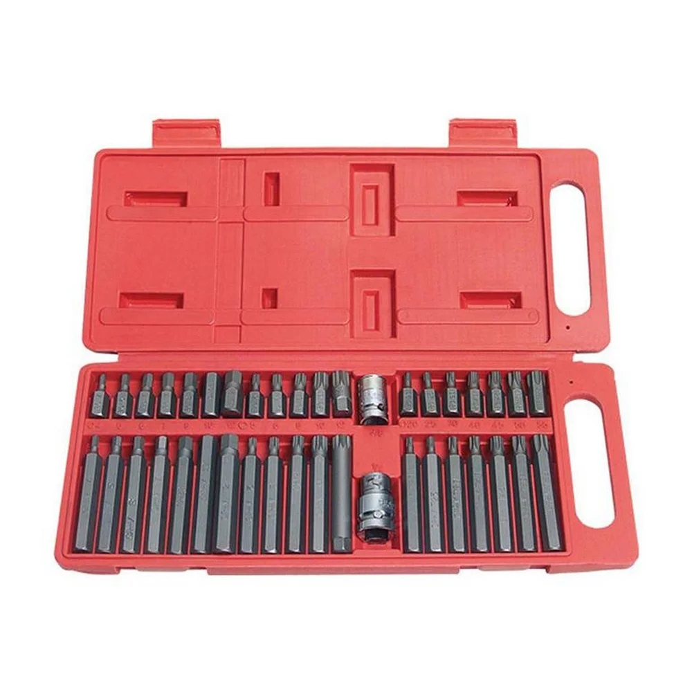 Jogo Ponta Multidentada Torx e Allen 40pcs Curta e Longa Western 6840