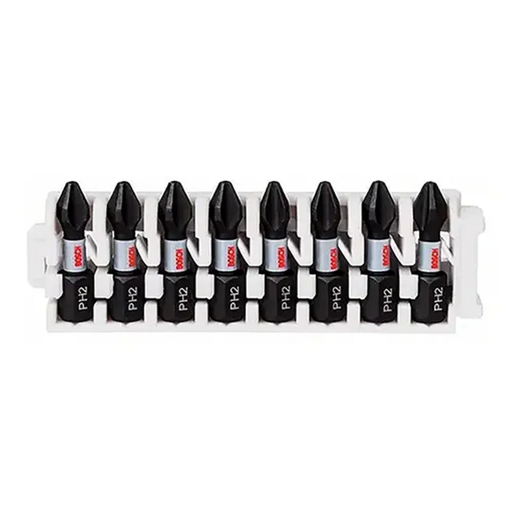 Jogo Ponta Phillips 8 Pecas Impact Control N2X25MM Bosch 2608522324