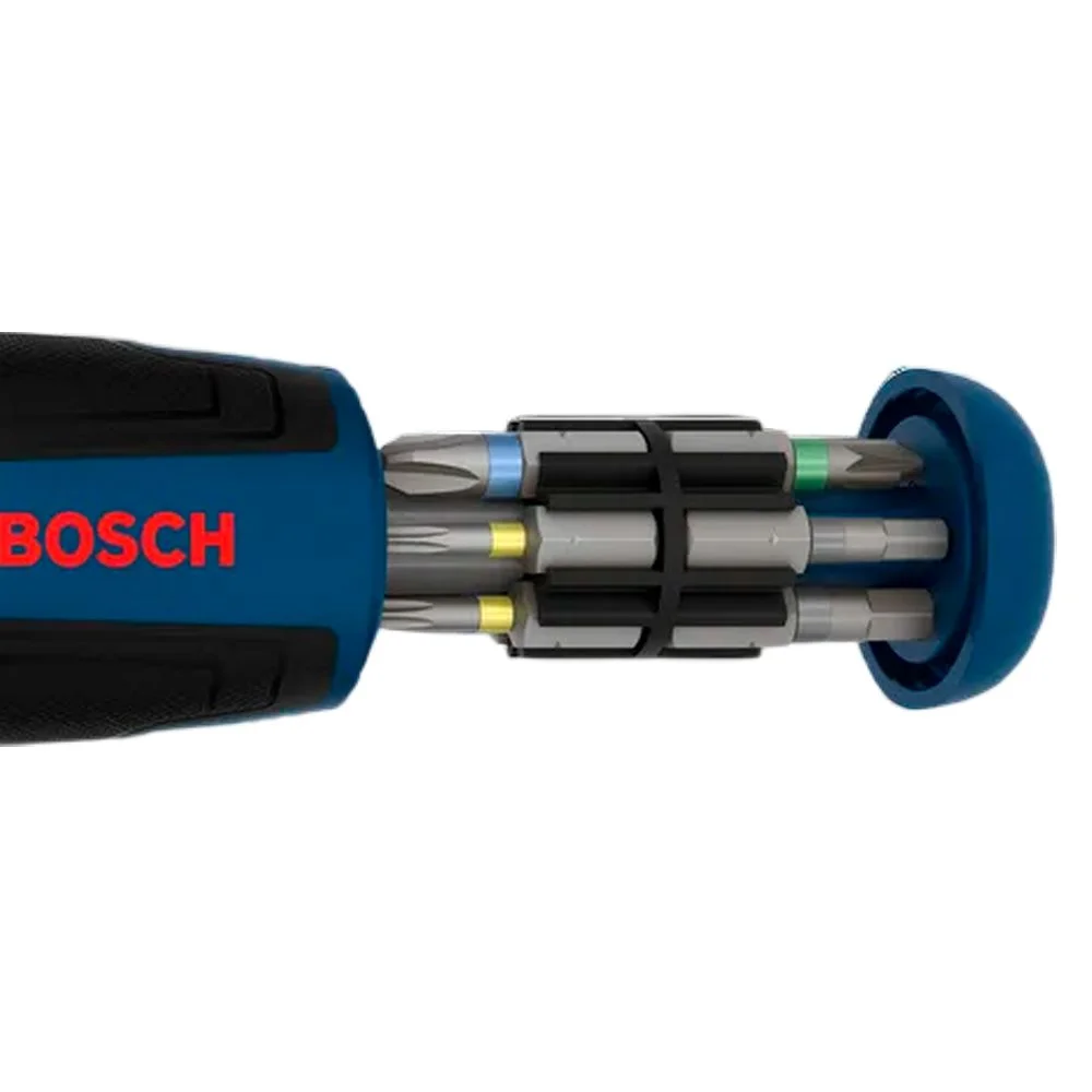 Jogo Pontas para Parafusar 12 Pecas Fenda Phillips Outros e Chave Suporte 1/4" Bosch 1600A039PK