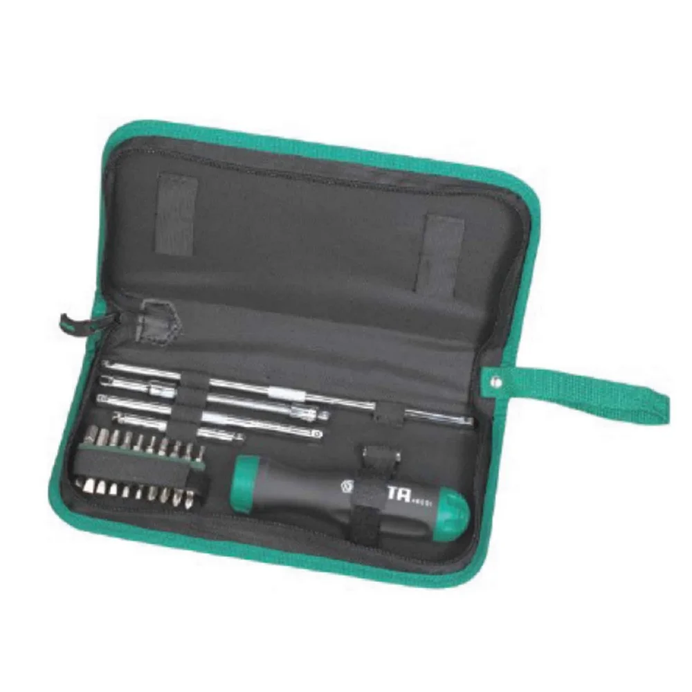 Jogo Pontas para Parafusar 26 Pecas Fenda Phillips Outros e Chave Suporte 1/4" Sata ST09343SJ