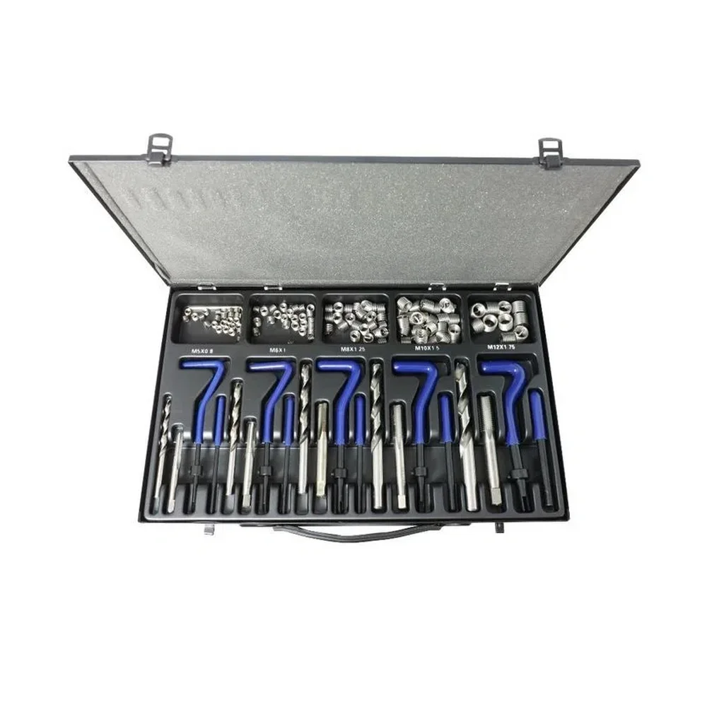 Jogo Rosca Postica Helicoil 131pcs M5AM12 Rocast 950016
