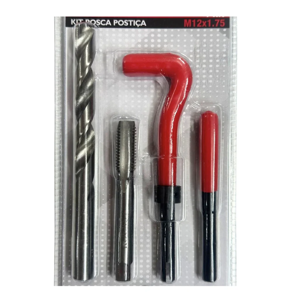 Jogo Rosca Postica Helicoil 15pc M12X1,75 Rocast 950005