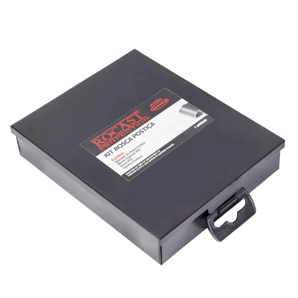 Jogo Rosca Postica Helicoil 15pc M8X1,25 Rocast 950003