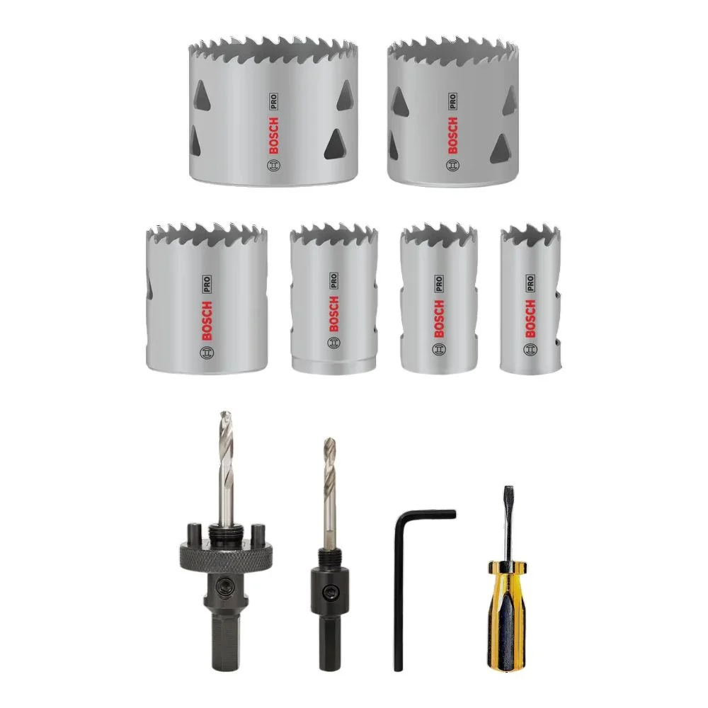 Jogo Serra Copo 12 Pecas Para Eletricista BI 22A64MM Bosch 2608900524