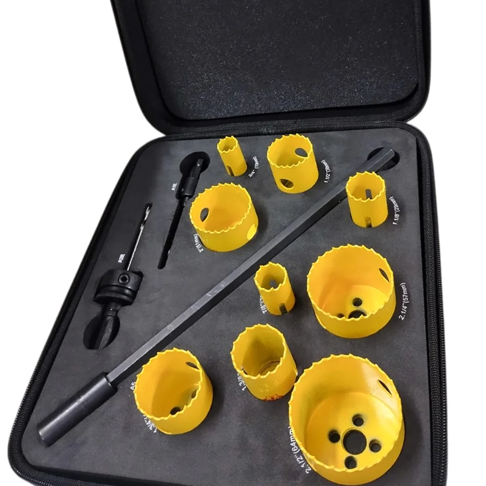 Jogo Serra Copo Deep Cut 13 Pecas Para Encanador e Eletricista BI 19A64MM Starrett KDC09041S