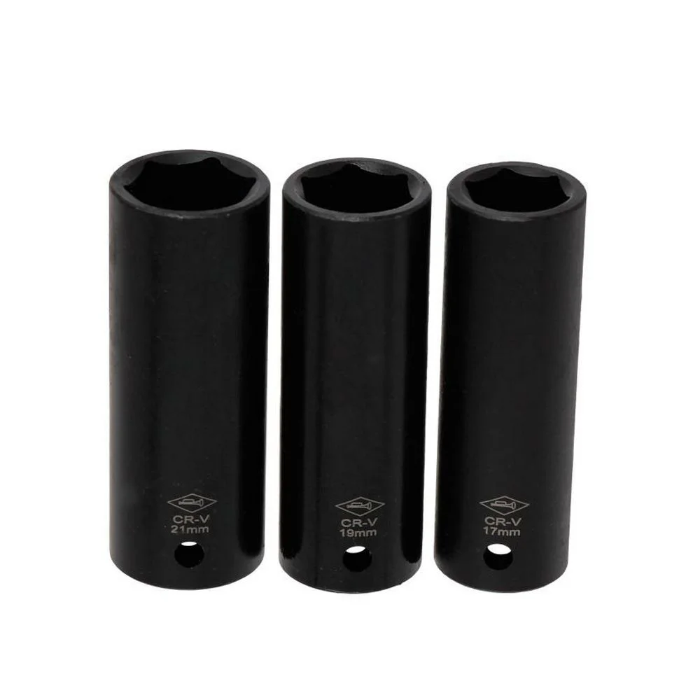 Jogo Soquete 1/2" de Impacto Longo 3pcs 17-21MM Corneta 3332503