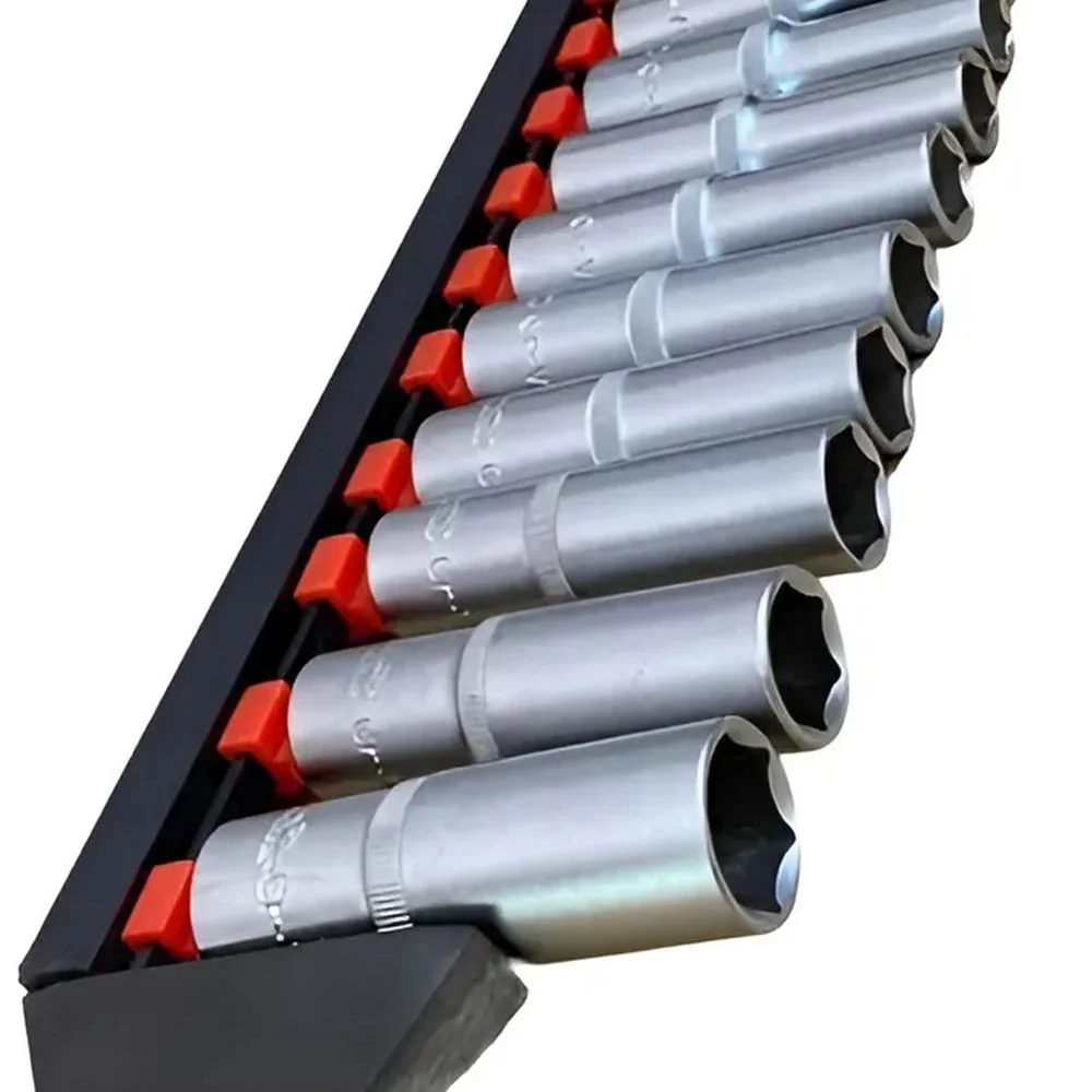 Jogo Soquete 1/2" Sextavado Longo 10pcs CRV 8A19MM Corneta 3336000