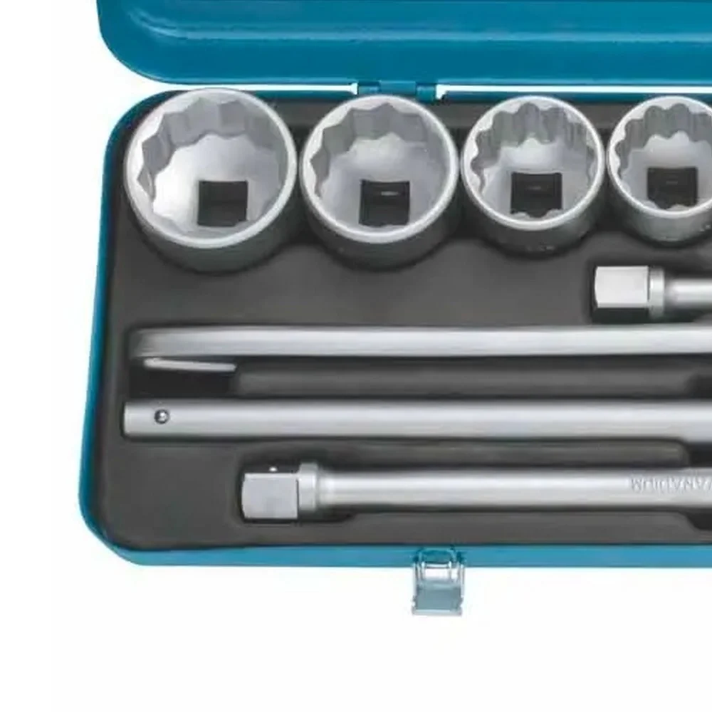 Jogo Soquete 3/4" Estriado 14pcs 10 Soquetes 4 Acessorios CRV 7/8-2" Gedore D32EPZ