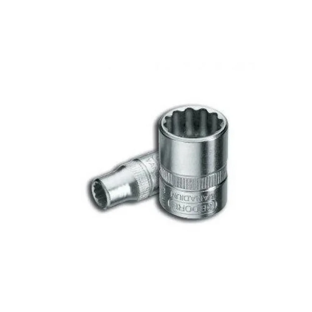 Jogo Soquete Estriado e Pontas 1/4" 40pcs CRV 4-13MM Gedore D20 TMU10