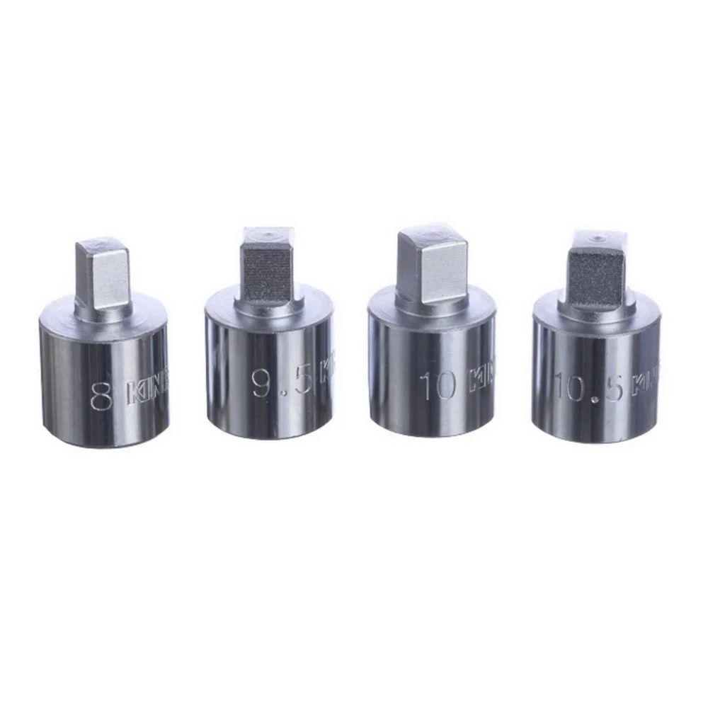 Jogo Soquete Quadrado para Bujao Oleo 8 Pcs Encaixe 1/2" 8-19MM King Tony 4118MR