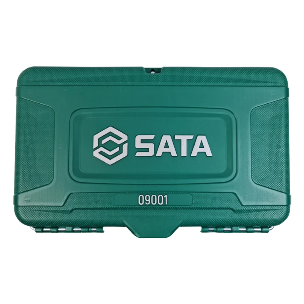 Jogo Soquete Sextavado 1/4" 36pcs CRV 3,5-14MM Sata ST09001SJ