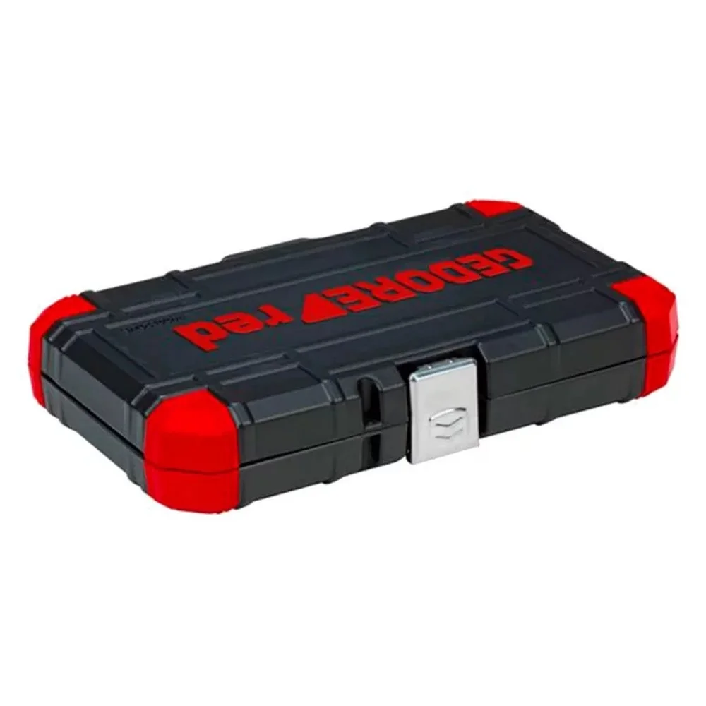 Jogo Soquete Sextavado e Pontas 1/4" 46pcs CRV 4-14MM Gedore Red R49003046
