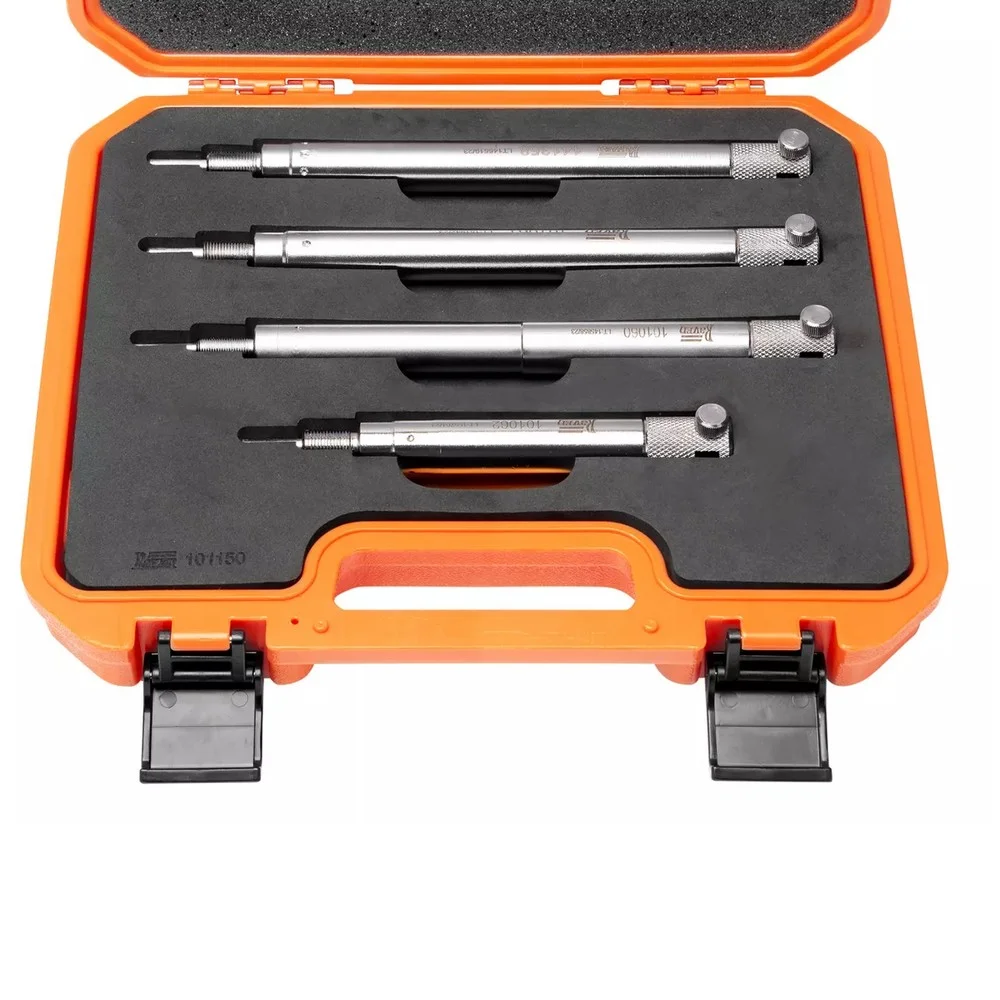 Jogo Suportes para Relogio Comparador 4 Pecas Roscas M10X1MM - Raven 101150