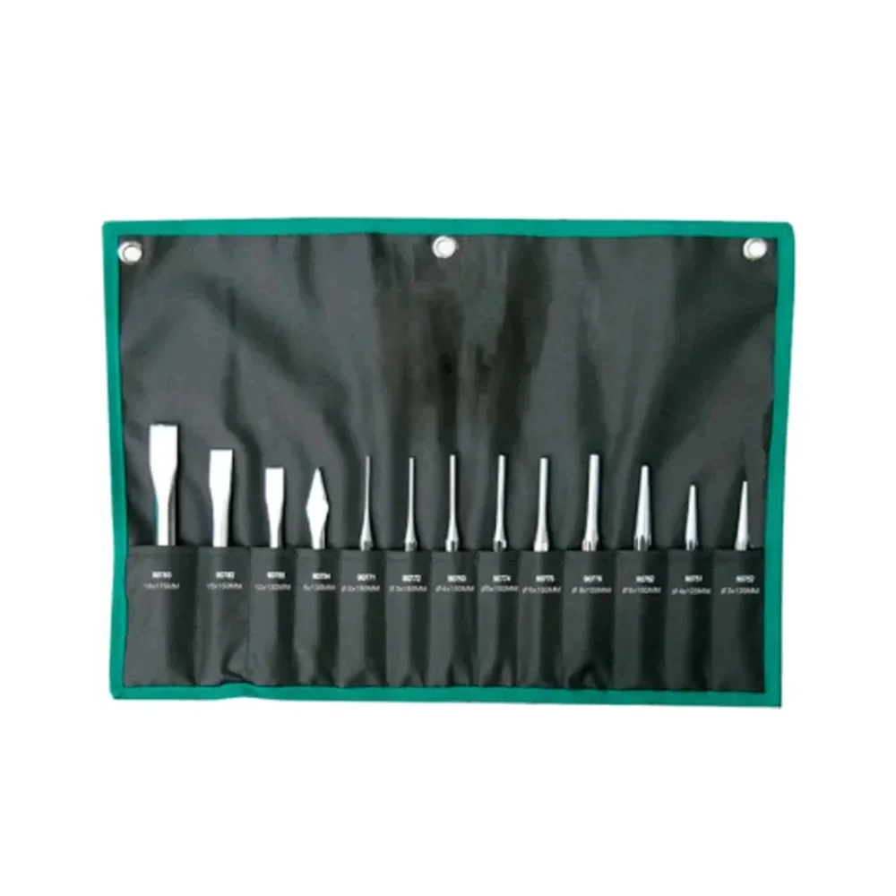 Jogo Talhadeiras Puncoes e Saca Pinos 13pcs CRV Sata ST09164SJ