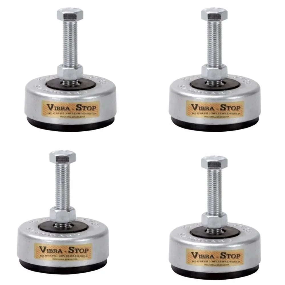 Jogo Vibra-Stop 4 Pecas Diametro 62MM 200KG-5/16" Vibra-Stop MAC