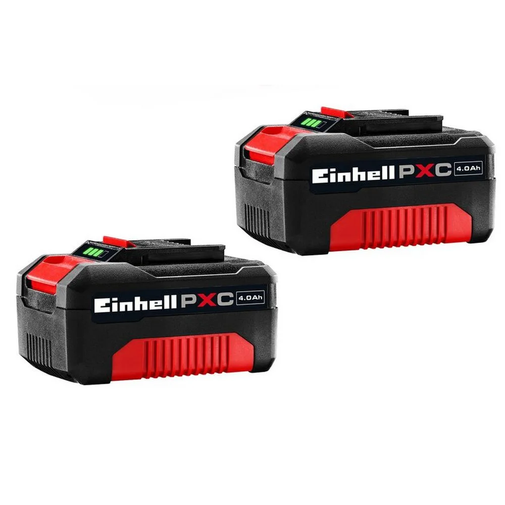 Kit 2 Baterias 18V 4ah e Carregador Duplo Twin Charger Bivolt Einhell 68067