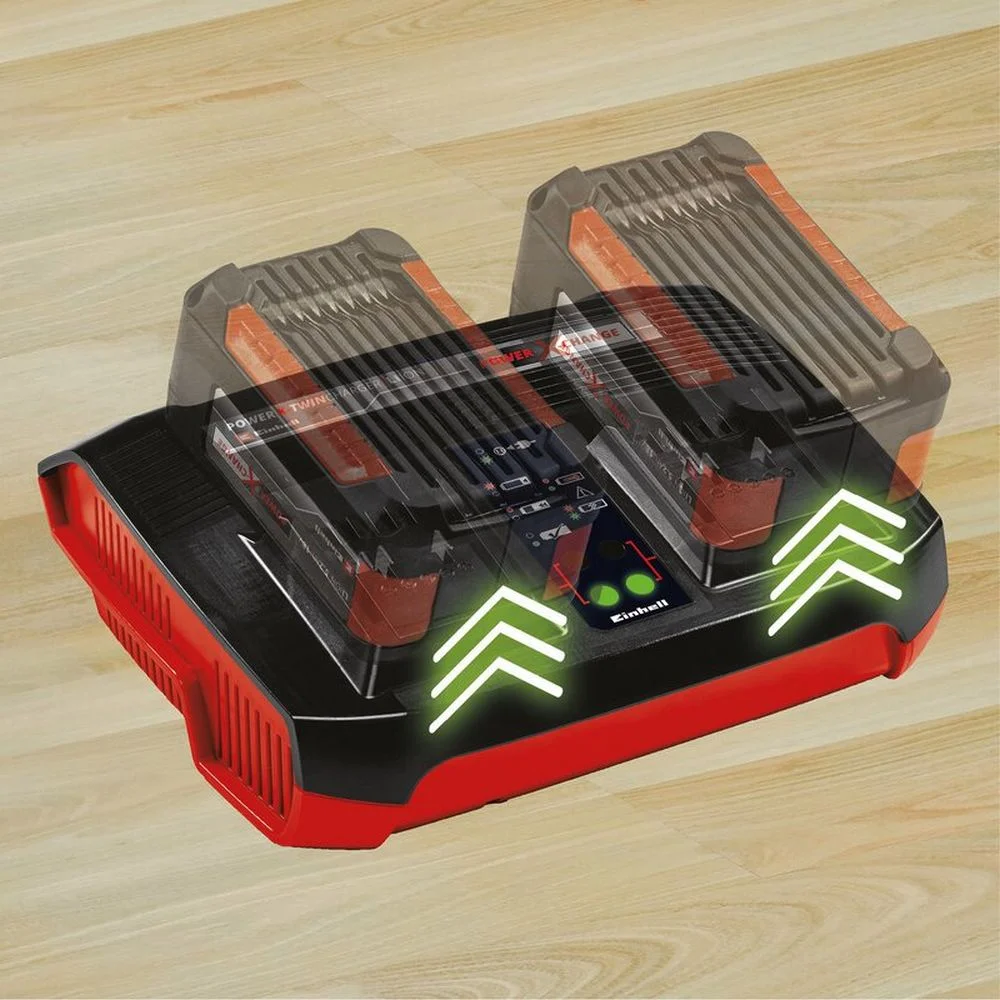 Kit 2 Baterias 18V 4ah e Carregador Duplo Twin Charger Bivolt Einhell 68067