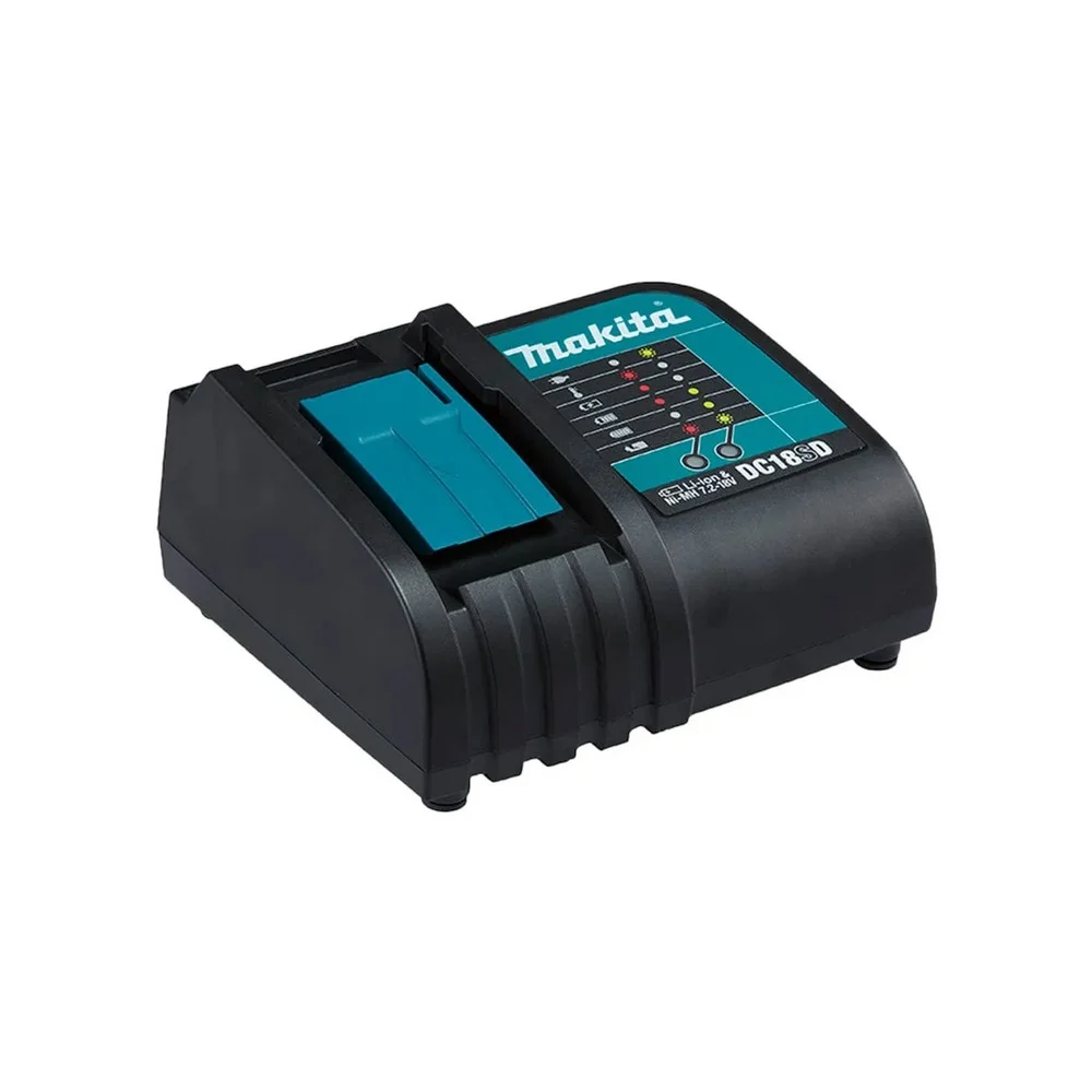 Kit 2 Baterias 18V 5ah Carregador Dc18Wc e Maleta Bivolt Makita KITMAK1850B