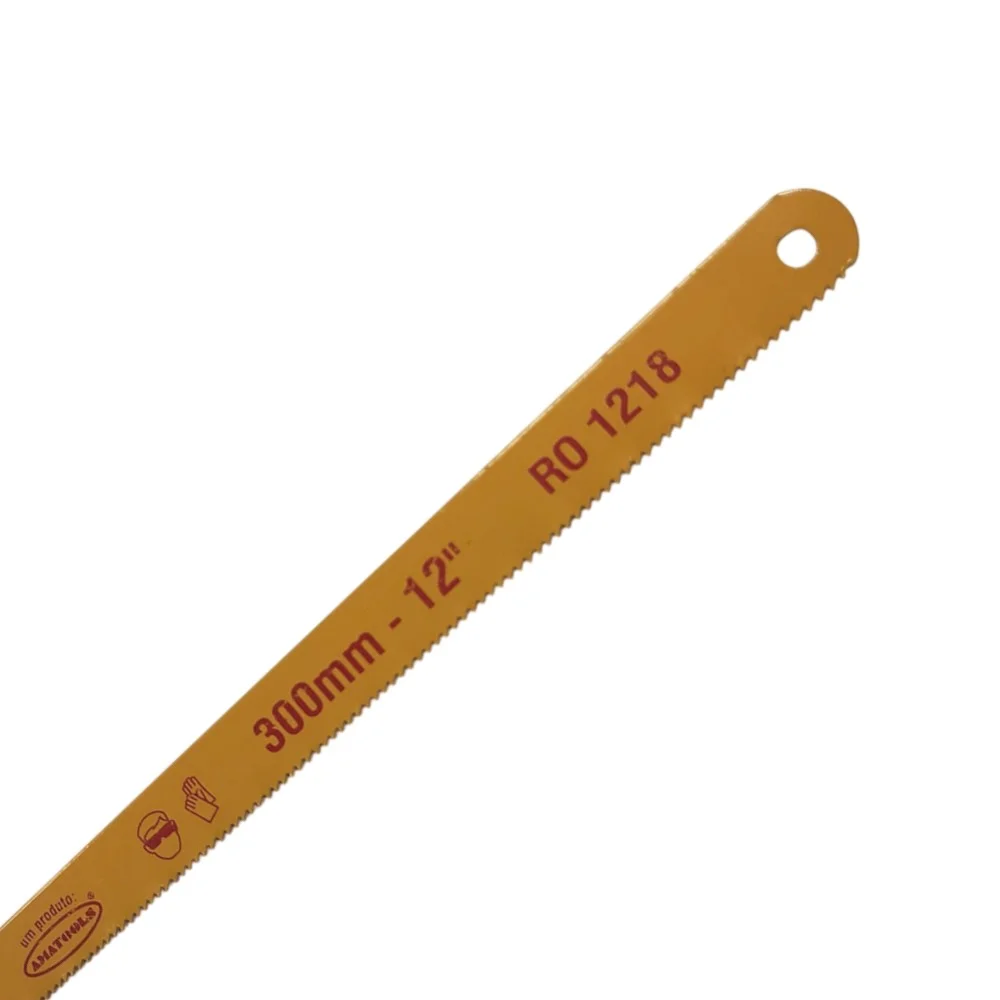 Lamina de Serra Manual 18 Dentes HSS 12X1/2" Rocast RO1218