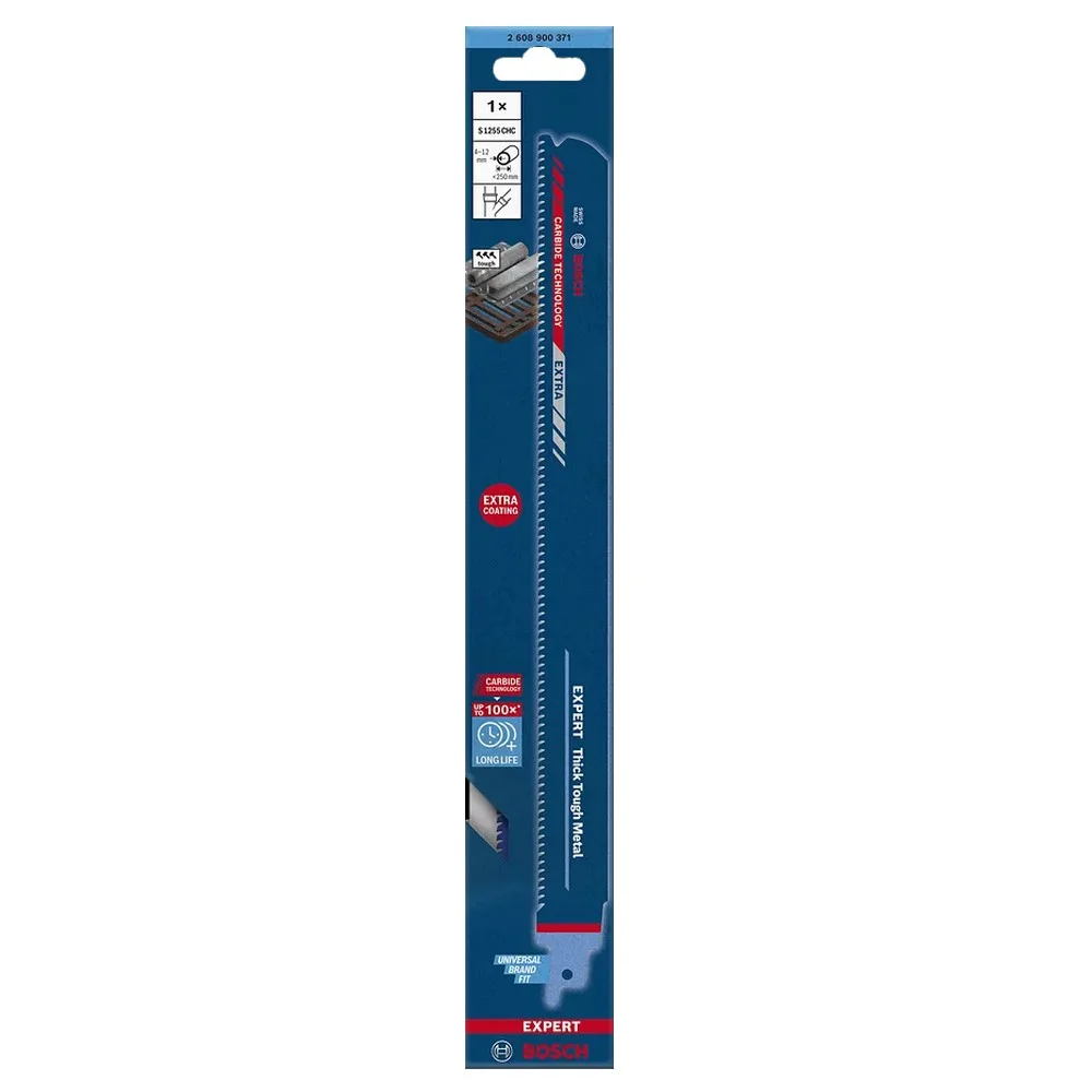 Lamina de Serra Sabre Expert Para Metal 12"X19MM Bosch S1255CHC TTM