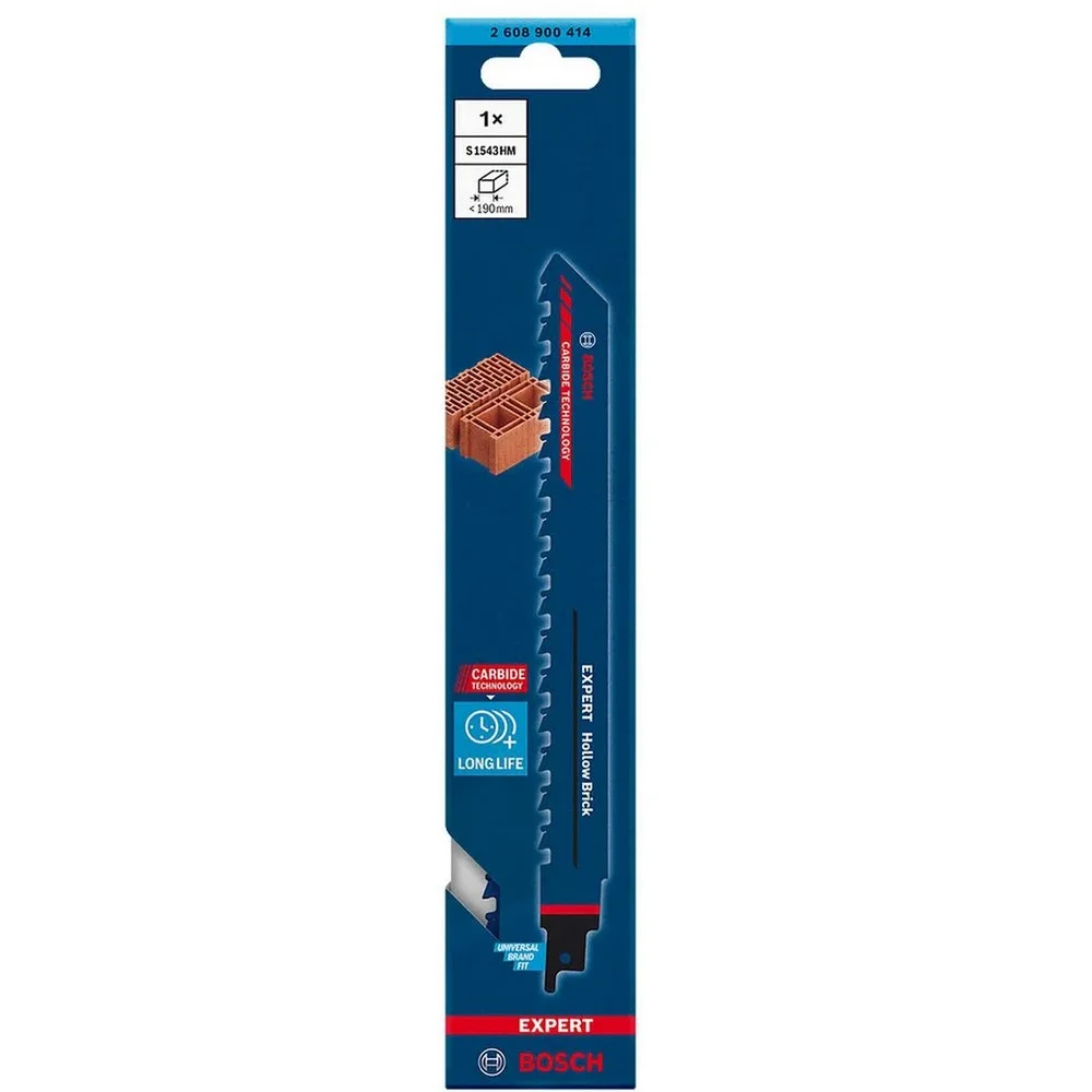 Lamina de Serra Sabre Expert Para Tijolo 10"X23MM Bosch S1543HM