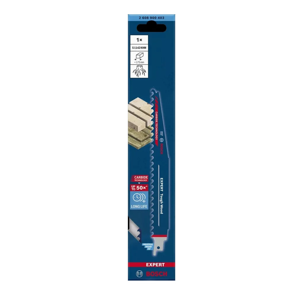 Lamina de Serra Sabre Para Madeira 9" Bosch S1142KHM