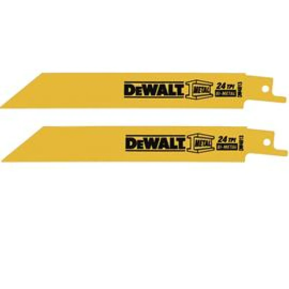 Lamina de Serra Sabre 2pcs Para Metal 6"X24DPP Dewalt DW4813-2