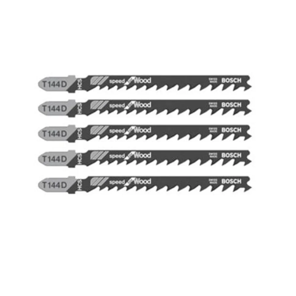 Lamina Tico Tico Encaixe Unico 5pcs Para Madeira 74MM Bosch T144D