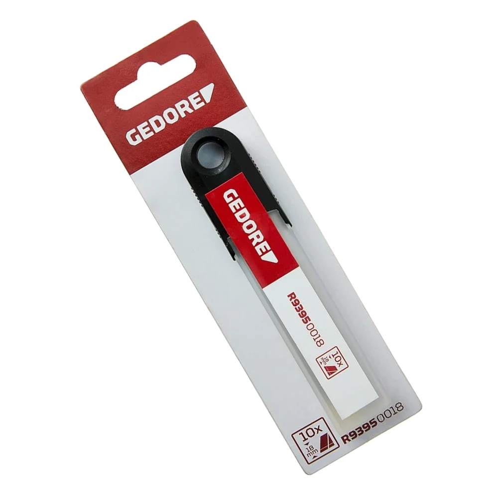 Lamina para Estilete 10 Pecas 18MM Gedore Red R93950018