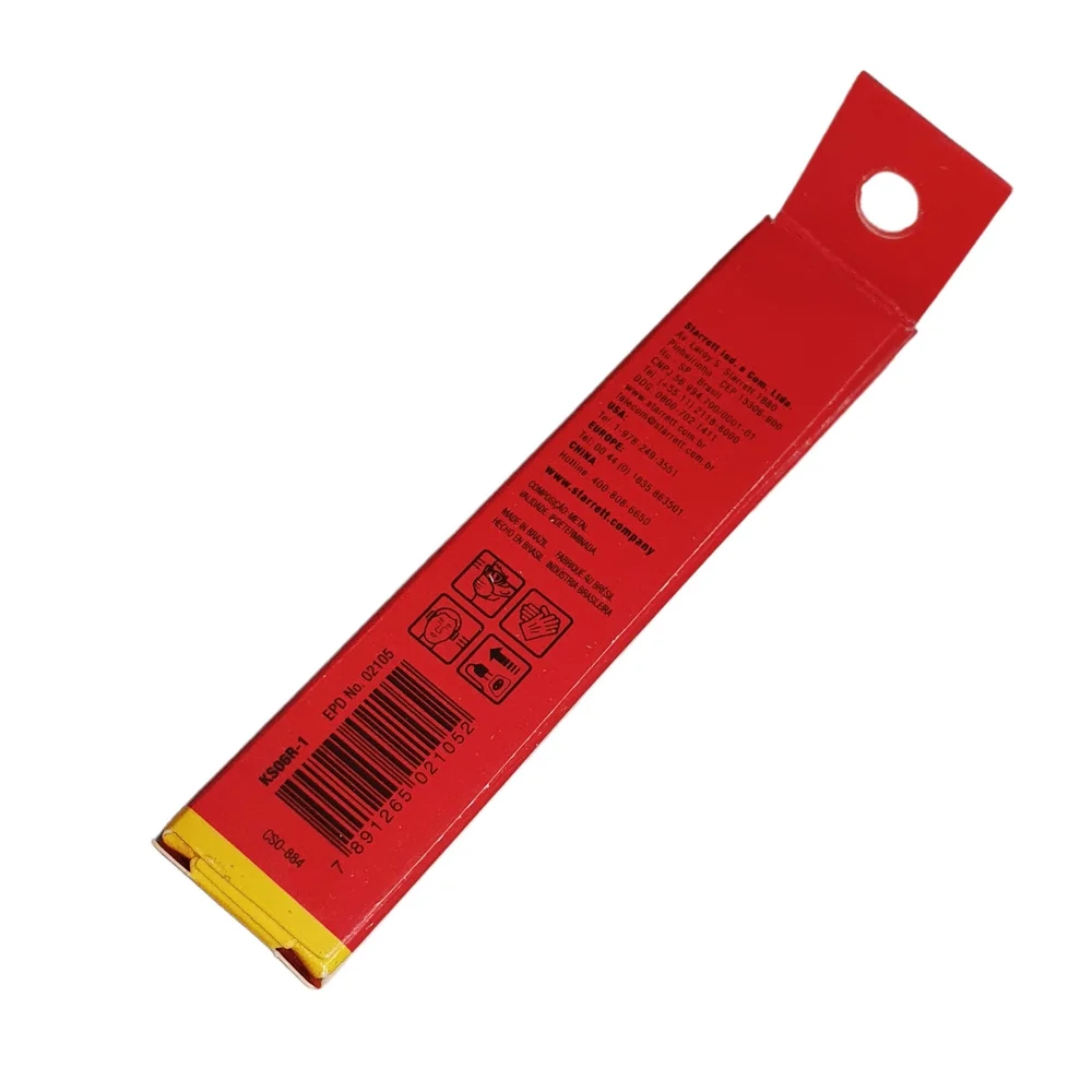 Lamina para Estilete 10 Pecas 18MM Starrett KS06R-1