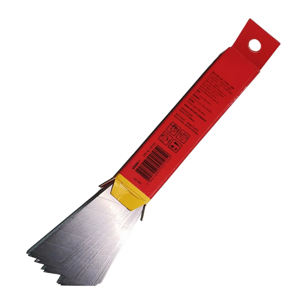 Lamina para Estilete 10 Pecas 18MM Starrett KS06R-1