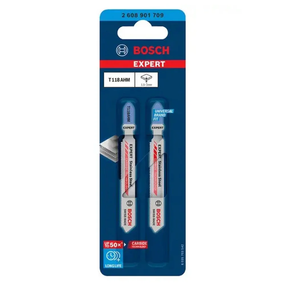 Lamina Tico Tico Encaixe Bosch 2pcs Para Inox 83MM Bosch T118AHM