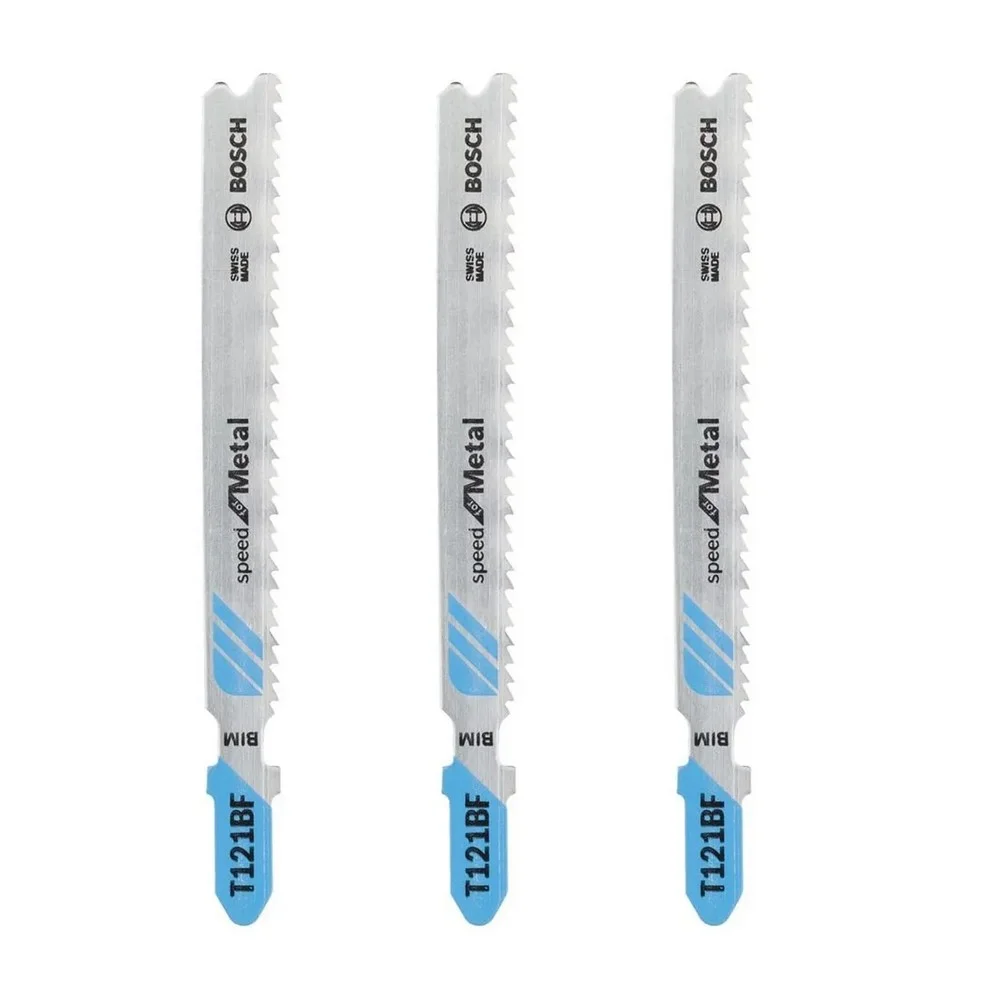 Lamina Tico Tico Encaixe Bosch 3pcs Para Metal BI 67MM Bosch T121BF