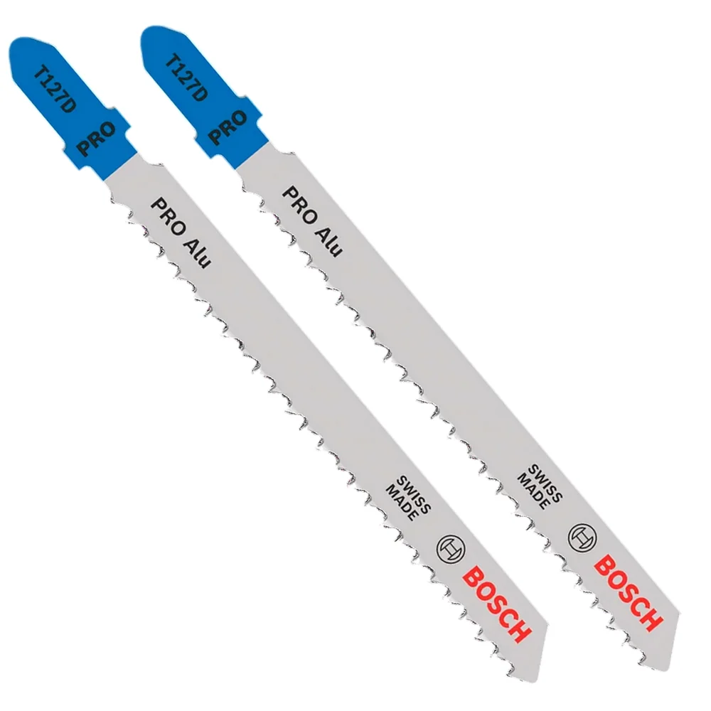 Lamina Tico Tico Encaixe Unico 2pcs Para Aluminio HSS 74MM Bosch T127D