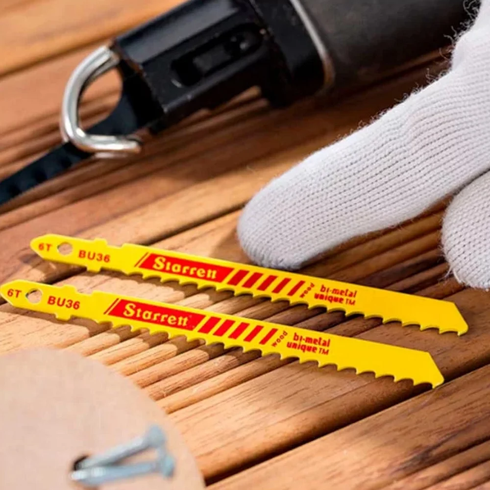 Lamina Tico Tico Encaixe Unico 5pcs Para Madeira BI 100MM Starrett BU46