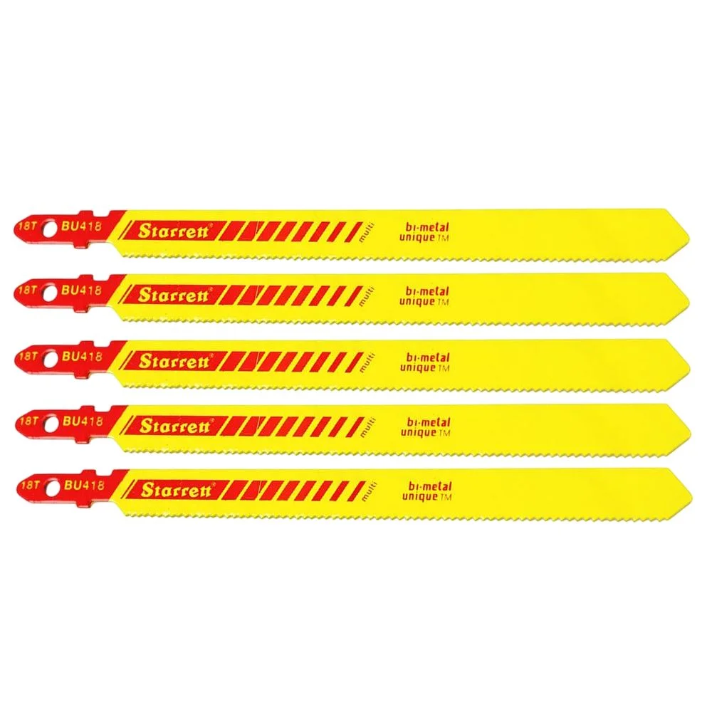 Lamina Tico Tico Encaixe Unico 5pcs Para Metal e Madeira BI 100MM Starrett BU418