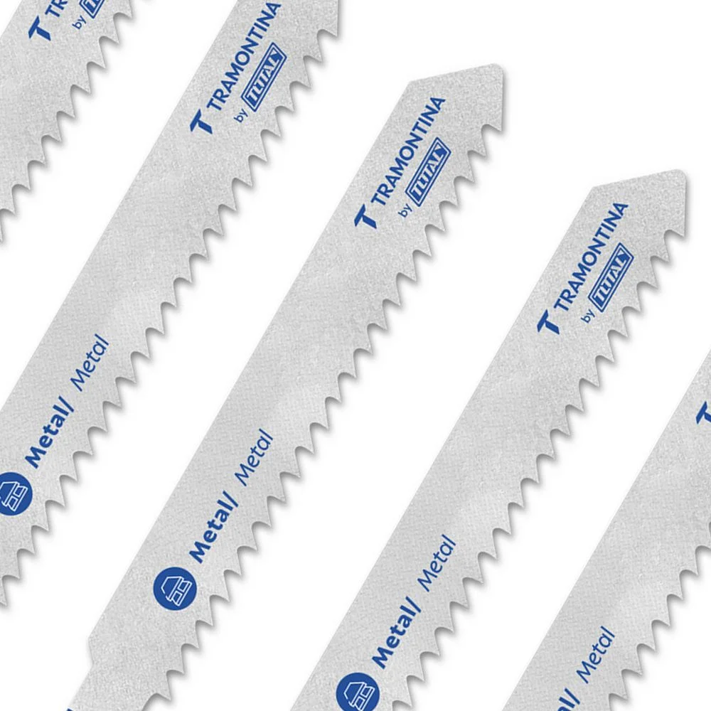 Lamina Tico Tico Encaixe Unico 5pcs Para Metal HSS 76MM Tramontina Tota 42311/031