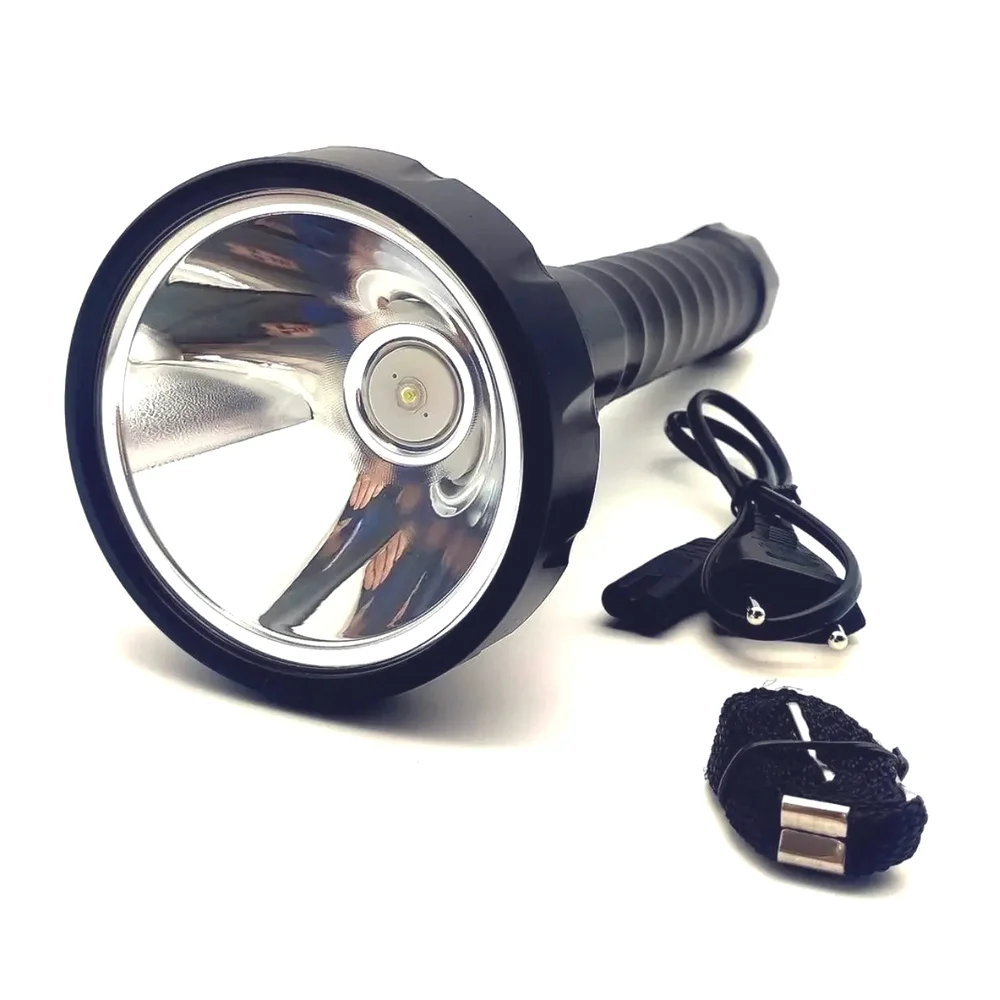 Lanterna Recarregavel com 1 Led 2 Luminosidades 360 LUMENS Bivolt Cazarini DP959C