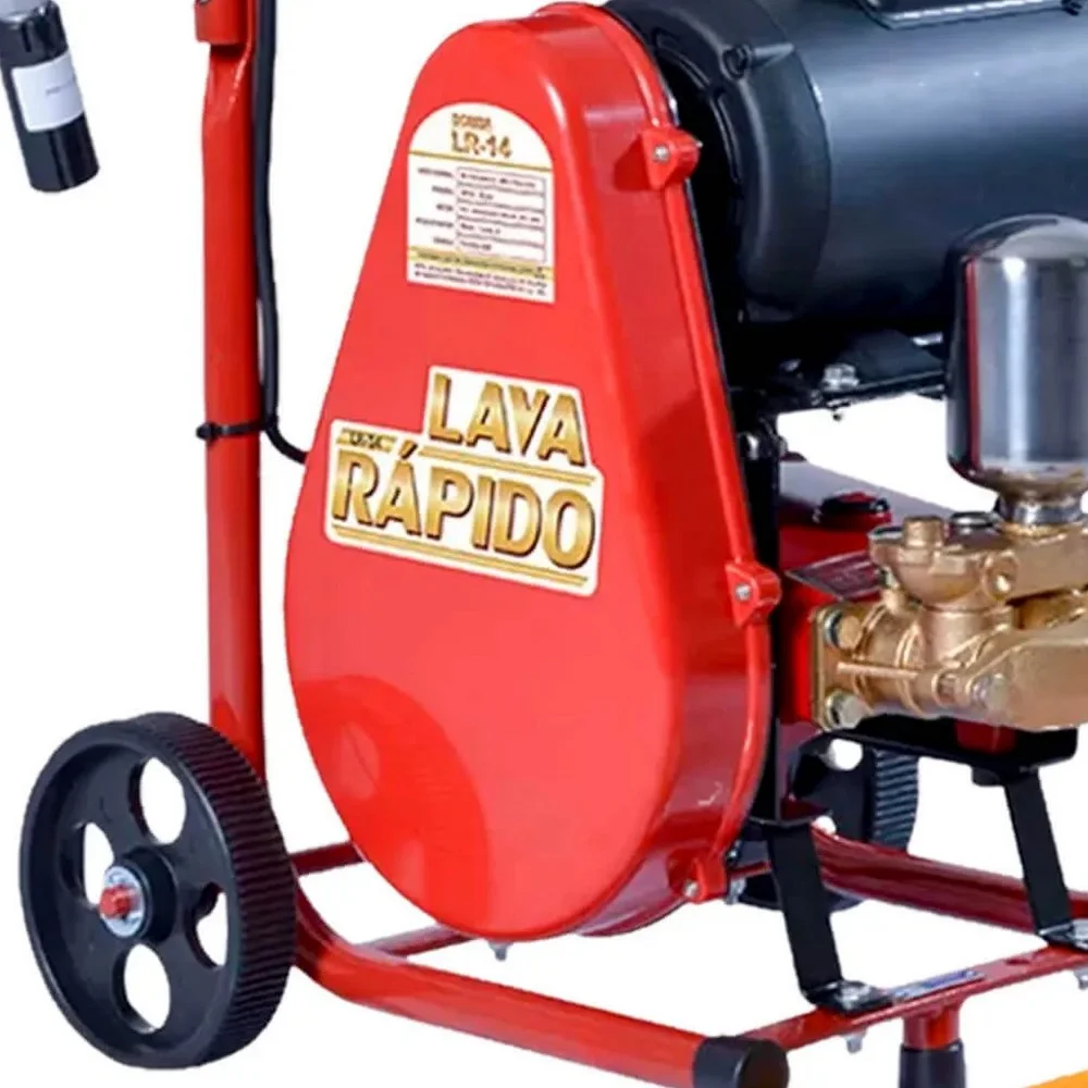 Lavadora de Alta Pressao 1HP com Carrinho 14L/MIN 320PSI 110V Zm LR-14