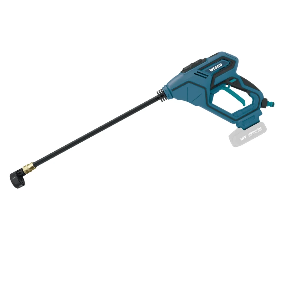 Lavadora de Alta Pressao a Bateria 18V Sem Carregador e Bateria com Mangueira 6M 320PSI Wesco WS8800.9