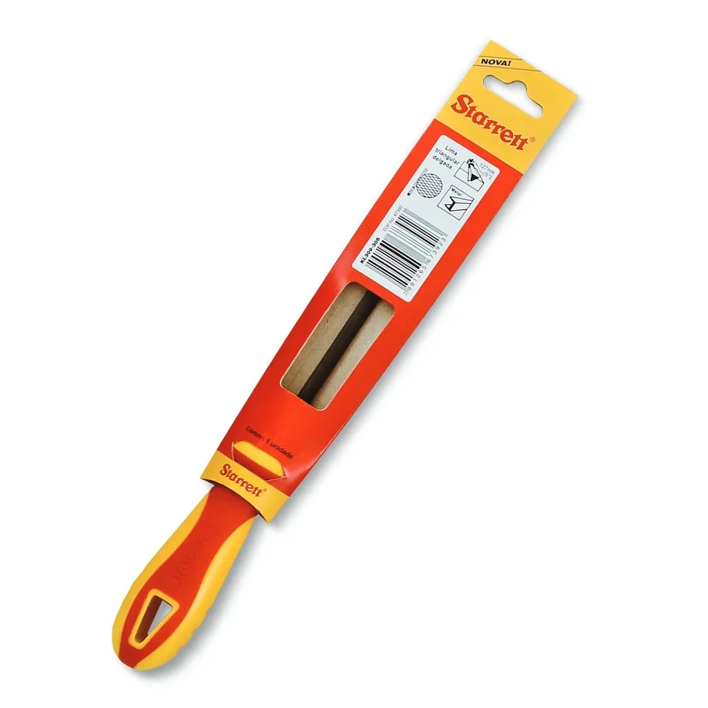 Lima Triangular Delgada com Cabo 5" Starrett KL309-305