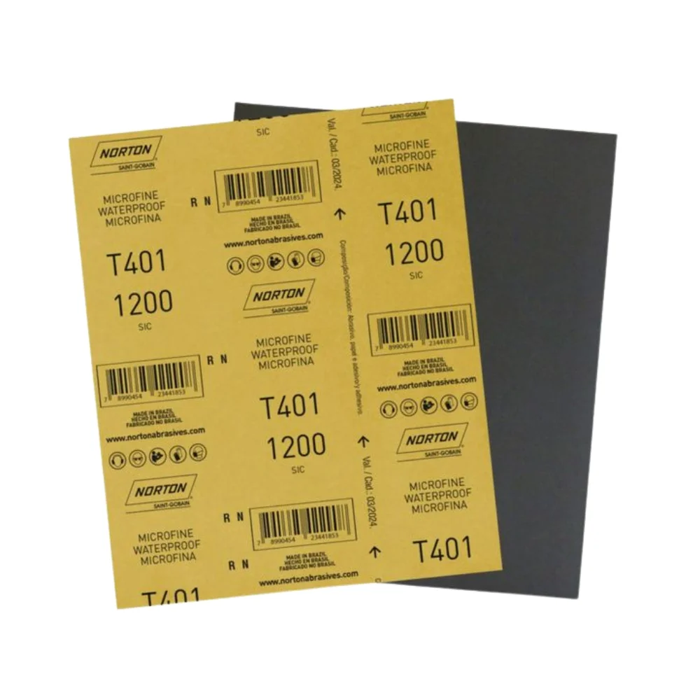 Lixa D'agua Carbeto de Silicio G1200 Norton T401