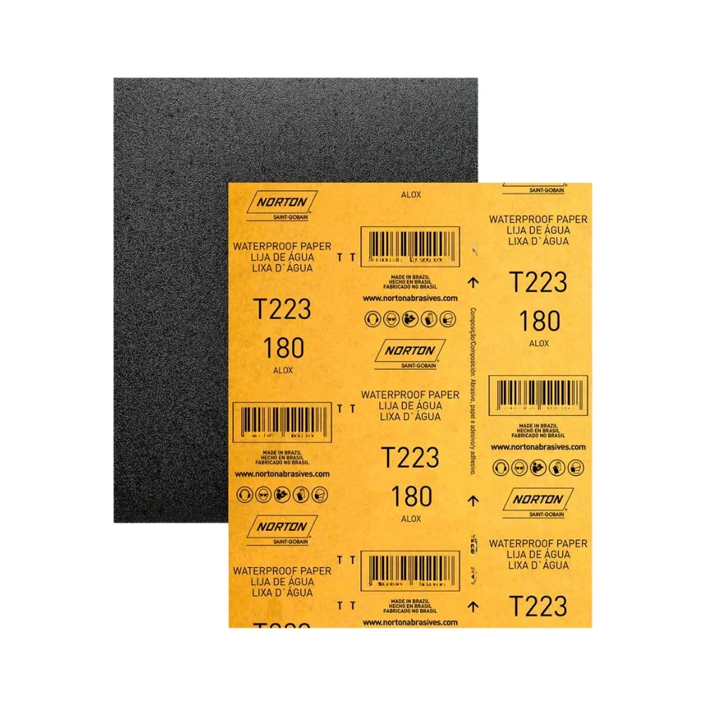 Lixa D'agua Oxido de Aluminio G180 Norton T223
