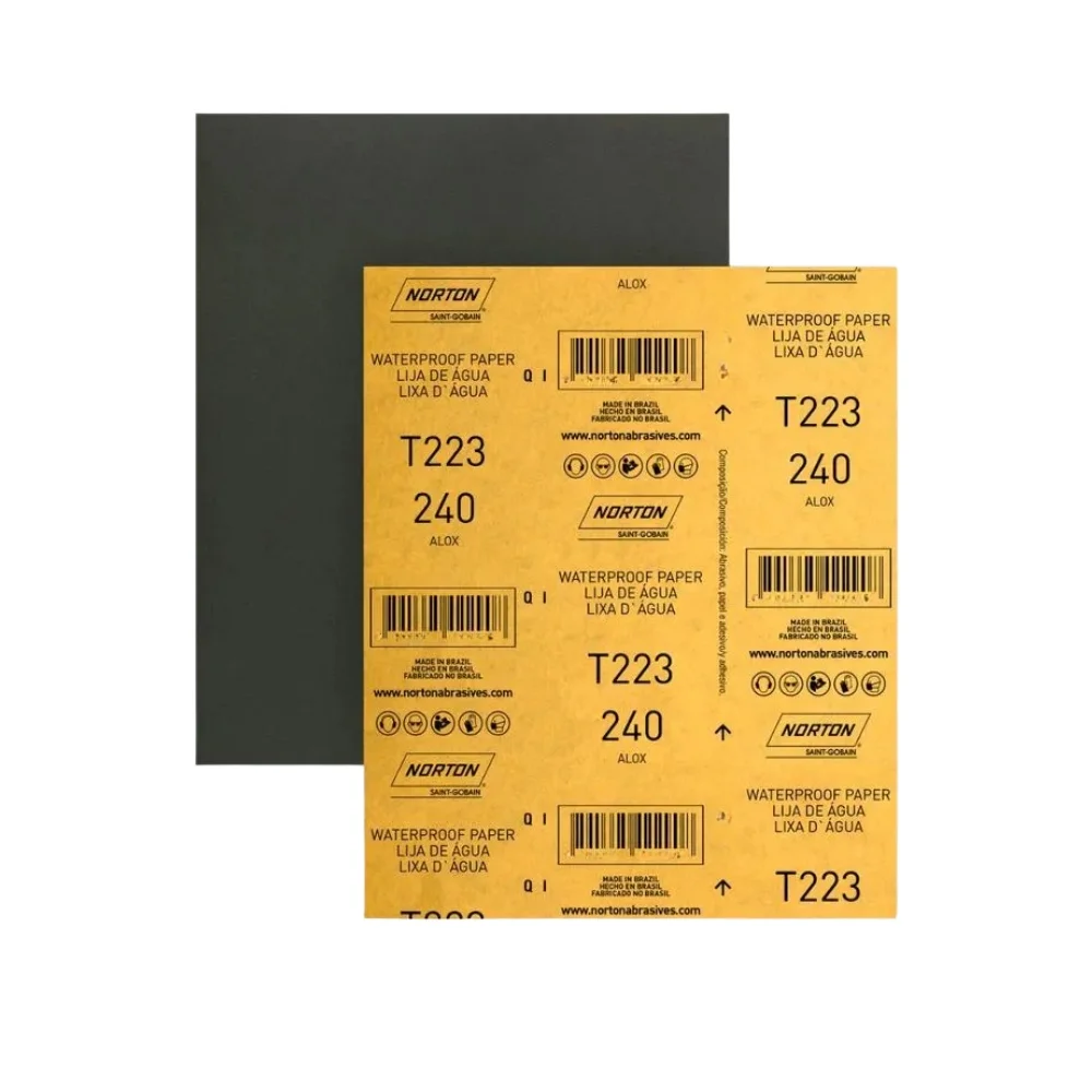 Lixa D'agua Oxido de Aluminio G240 Norton T223
