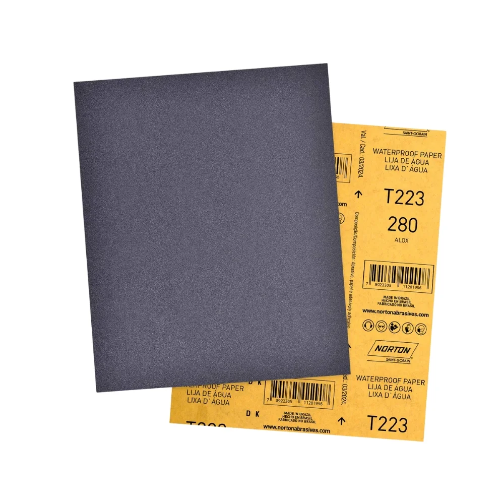 Lixa D'agua Oxido de Aluminio G280 Norton T223