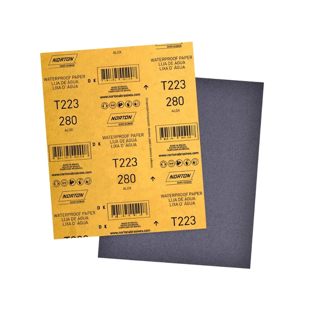 Lixa D'agua Oxido de Aluminio G280 Norton T223